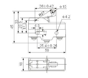 WYŁĄCZNIK KRAŃCOWY LXW5-11G2 15A 230V 