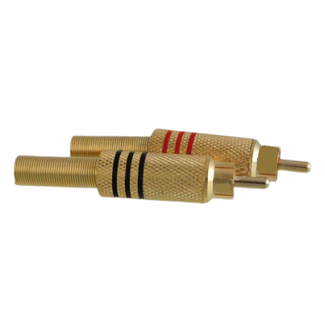 WTYK RCA ZŁOTY 6,7mm RW220 VITALCO