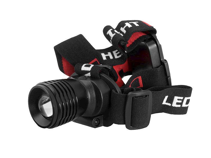 LATARKA CZOŁOWA 3W ZOOM CREE ZASIĘG 50M