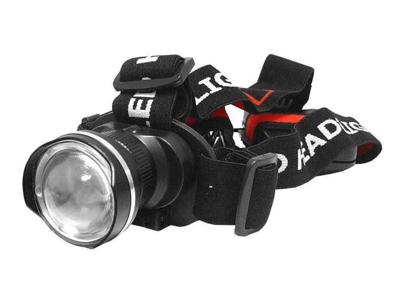 LATARKA CZOŁOWA 1-LED 9W TS-1102 Z ZOOM