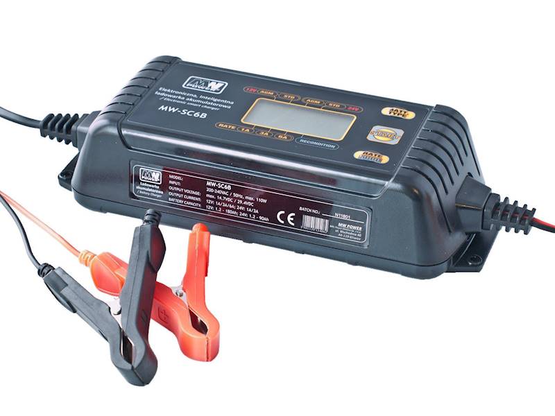 ŁADOWARKA PROSTOWNIK MW Power MW-SC6B 6A 12V 24V
