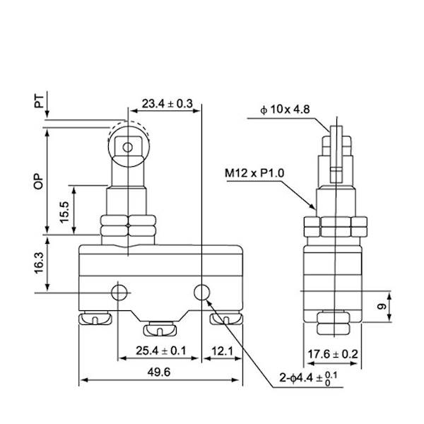 WYŁĄCZNIK KRAŃCOWY LXW5-11Q1 5A 230V 