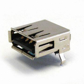 GNIAZDO USB A DO DRUKU CZARNE