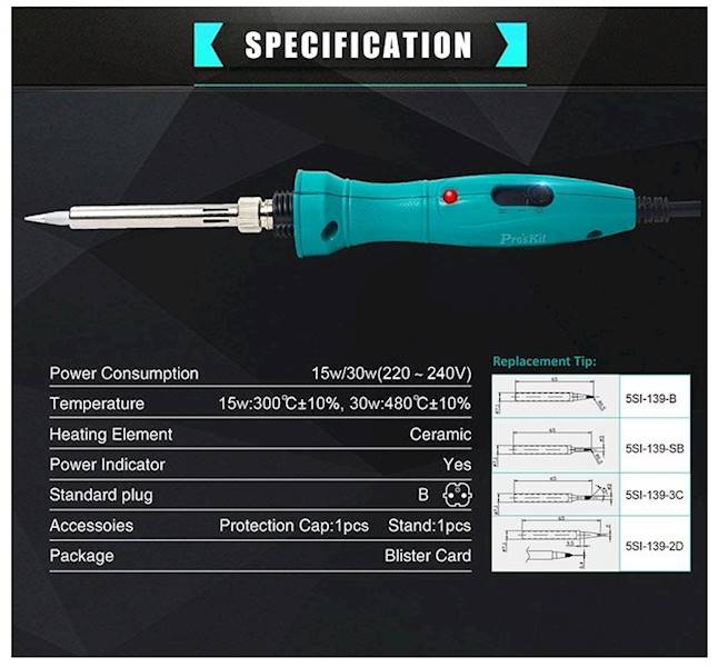 LUTOWNICA SI-139B 15/30W PROSKIT