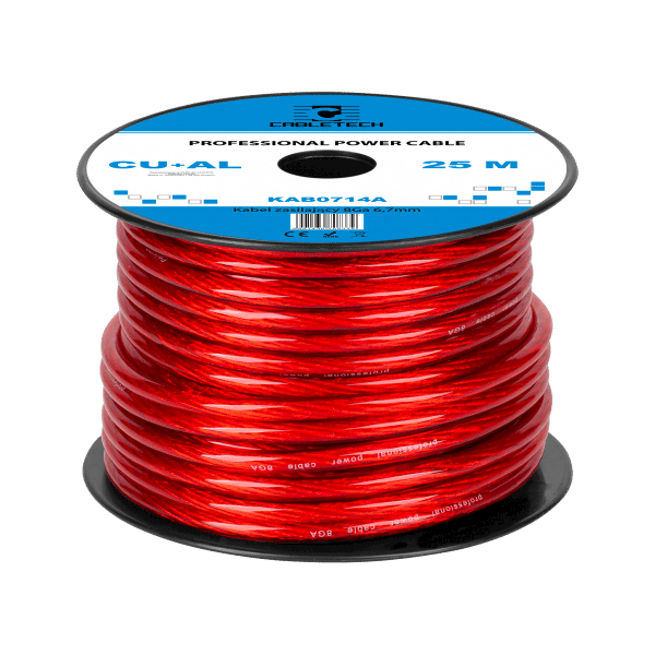 KABEL SAMOCHODOWY 8GA 6,7MM CU+AL