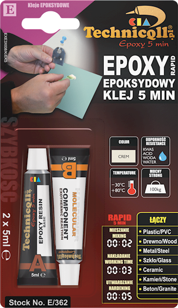 KLEJ EPOKSYDOWY 5 min. 2x5ml