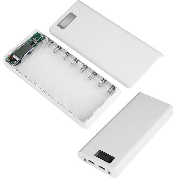 OBUDOWA POWERBANK NA 8x18650 z LCD