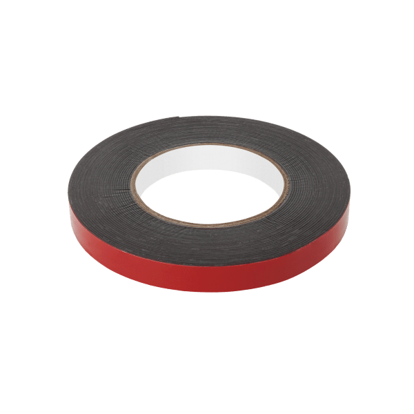 TAŚMA PIANKOWA DWUSTRONNA (1mm x 15mm x 10m) CZARN