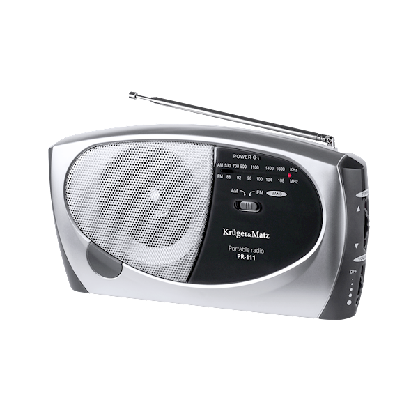 RADIO PRZENOŚNE AM/FM KRUGER&MATZ MODEL PR-111