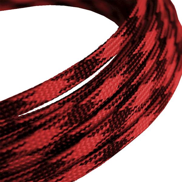 OPLOT POLIESTROWY 4mm/8mm CZAR/CZERW T3