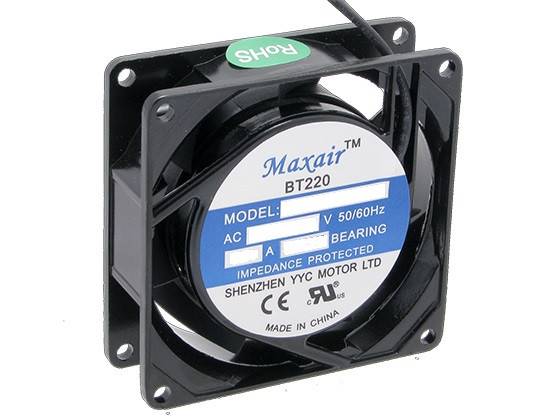 WENTYLATOR 8025B2LL 80x80x25mm 230V MAXAIR