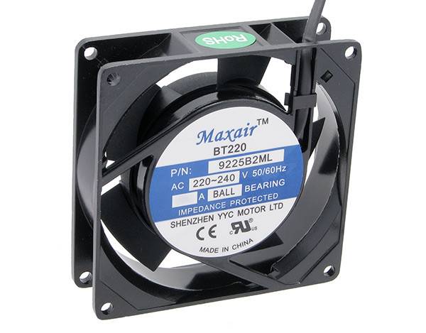 WENTYLATOR 9225B2ML 92x92x25mm 230V MAXAIR