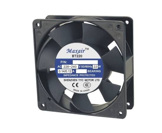 WENTYLATOR 12038S2XT7 120x120x38mm 230V MAXAIR