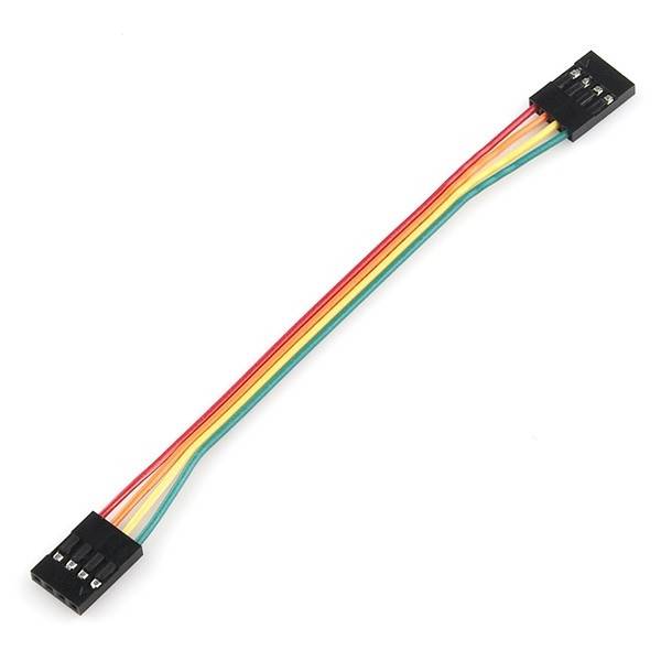 KABEL TAŚMA ŻEŃSKI 4PIN x 2 L=40cm
