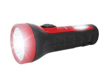 LATARKA RĘCZNA 5+6 LED SMD Z AKUMULATOREM CZARNA