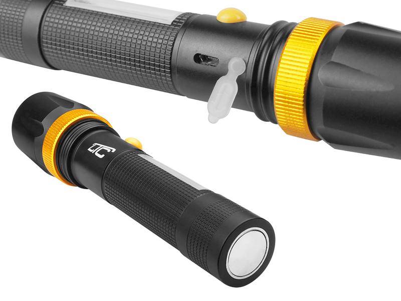 LATARKA RĘCZNA LTC LED COB 6W/3W AKUM.6800mAh