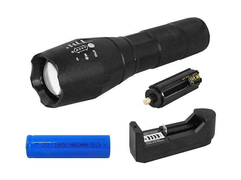 LATARKA RĘCZNA LTC LL44, T6, ZOOM ŁADOWARKA