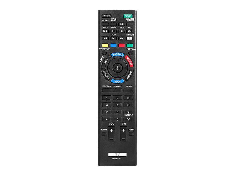 PILOT DO TV LCD/LED SONY RM-ED058 NETFLIX 3D