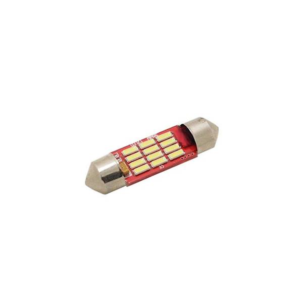ŻARÓWKA LED 12V C5W 1.5W BIAŁA 10x41mm