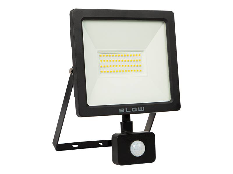 LAMPA HALOGENOWA LED / PIR SMD 50W B.NEUTRALNA