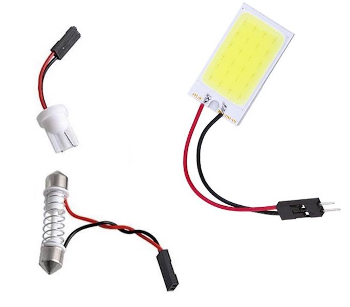 MODUŁ 24 LED COB 12V 26x36mm BIAŁY ZIMNY