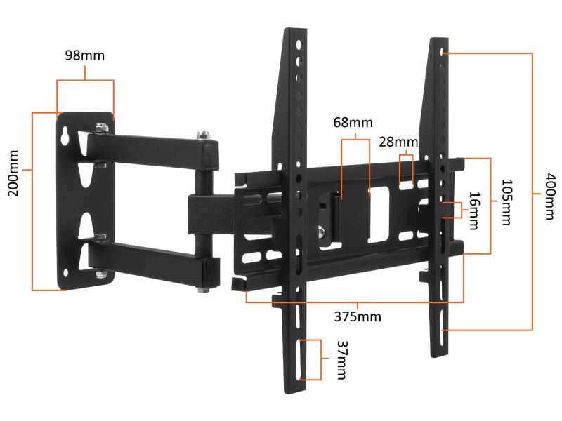 UCHWYT LCD 14-47"  Z REG.1 RAMIĘ