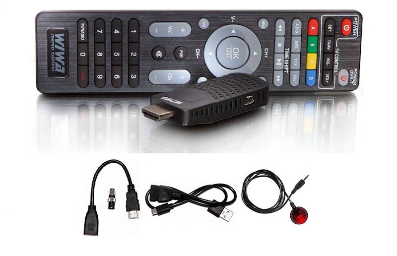 TUNER DVB-T2 WIWA H.265 MINI