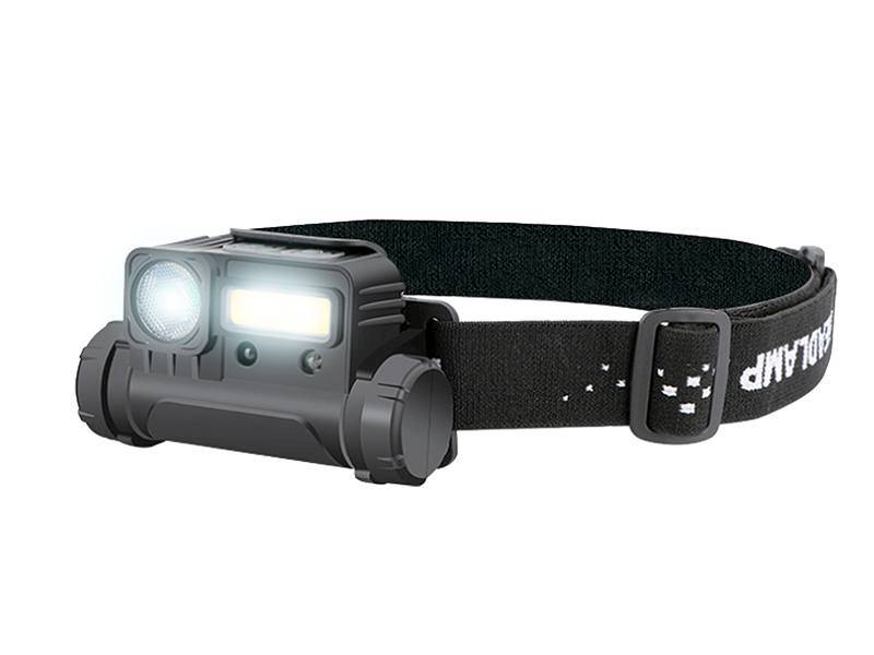 LATARKA CZOŁOWA 1xLED 200lm + COB 300lm 
