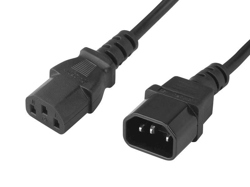 KABEL KOMPUTEROWY ZASILAJĄCY WTYK - GNIAZDO 1,5m