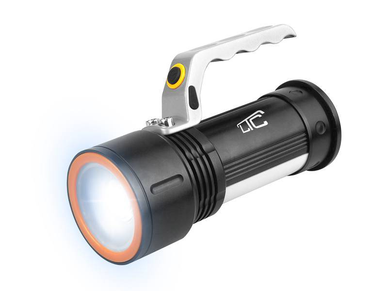 LATARKA RĘCZNA SZPERACZ LED T6 ALU ZOOM 200m