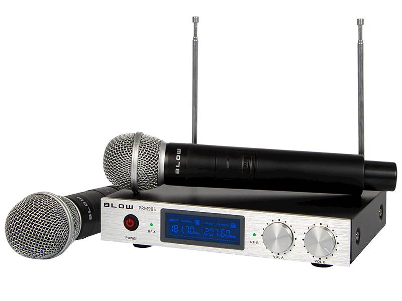 MIKROFON BEZPRZEWODOWY PRM905 - 2 MIKROFONY