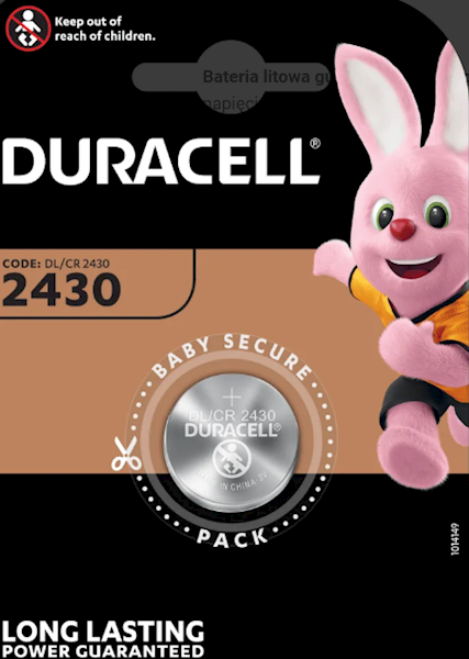 BATERIA DL2430 DURACELL 3V