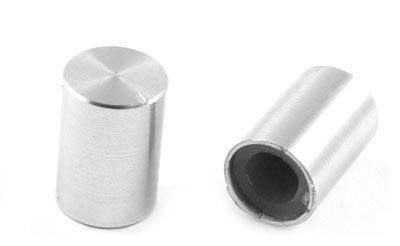 GAŁKA POTENCJOMETRU SREBRNA 10mm GSL10