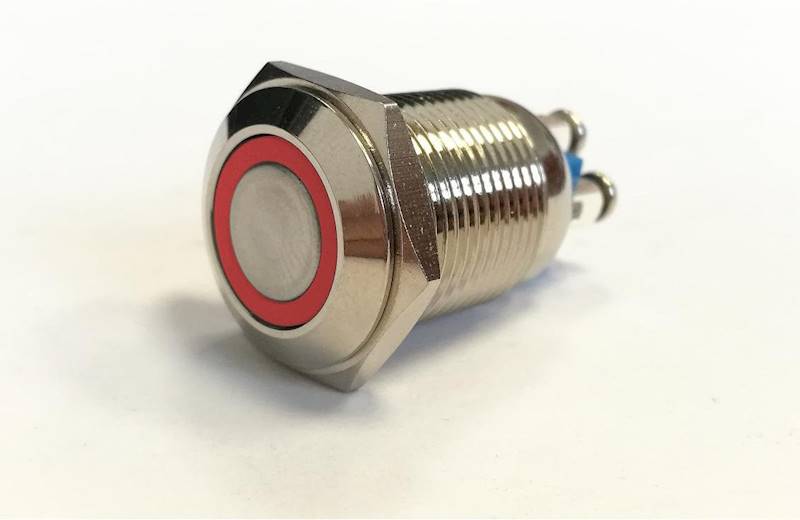 PBW-16APS BISTABILNY 2A 250V Z CZERWONYM PODŚW.