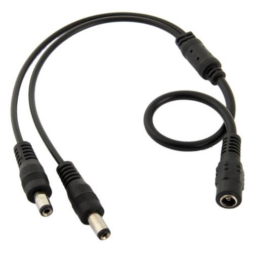 ROZGAŁĘŹNIK GNIAZDO 2.1/5.5mm NA 2 WTYKI
