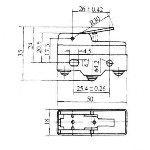 WYŁĄCZNIK KRAŃCOWY LXW5-11N2 15A 230V