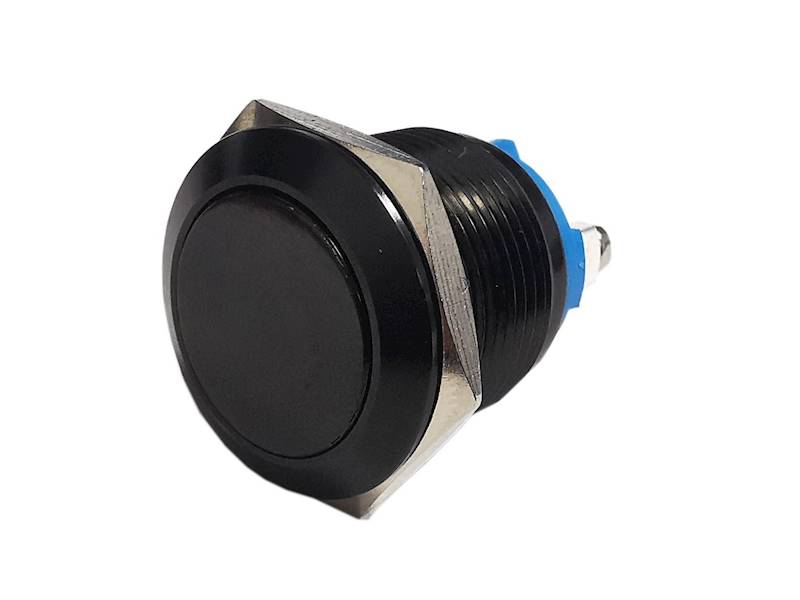 PRZYCISK PBWB-19BKS CZARNY MONO OKR 2A 250V