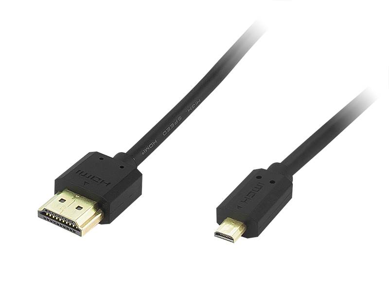 PRZYŁĄCZE HDMI - MICRO HDMI PROFESSION 4K 1,5m