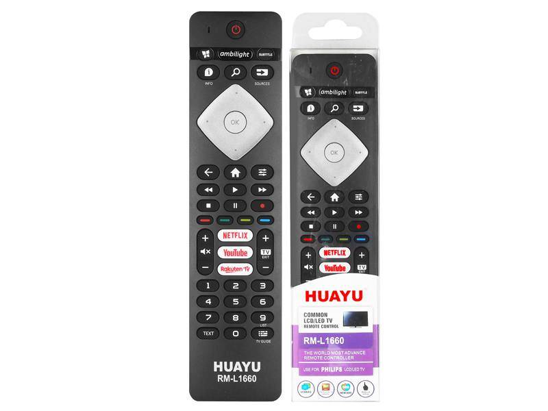 PILOT DO TV LCD/LED PHILIPS RM-L1660 SMART, NETFLI