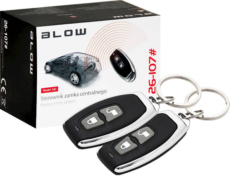 ZDALNE STEROWANIE ZAMKIEM CENTR.BLOW S40 / 26-107