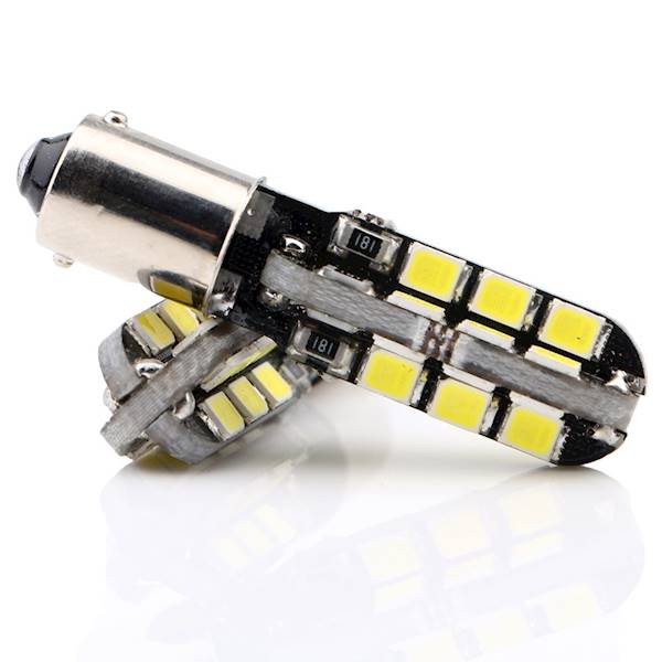 ŻARÓWKA LED 12V BA9S 2.5W BIAŁA