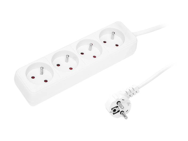 PRZEDŁUŻACZ SIECIOWY 3m 4-GNIAZDA 3x1,5mm