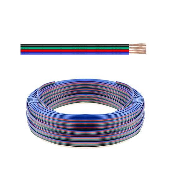 PRZEWÓD DO TAŚM LED 4x0,5mm AWG24
