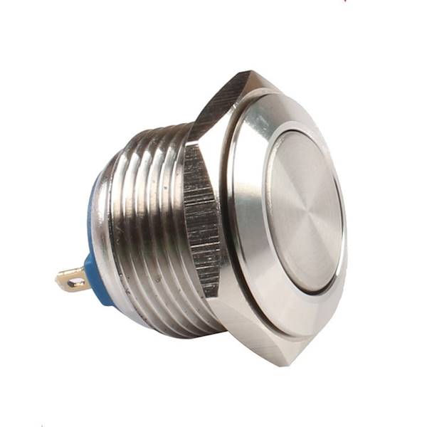 PRZYCISK PBW-19BK MONOSTAB. OKR. 2A 250V PŁASKI