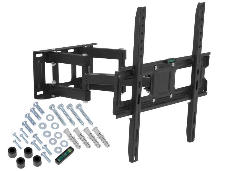 UCHWYT ŚCIENNY DO LCD 23-65'' Z REG. 2 RAMIONAMI 