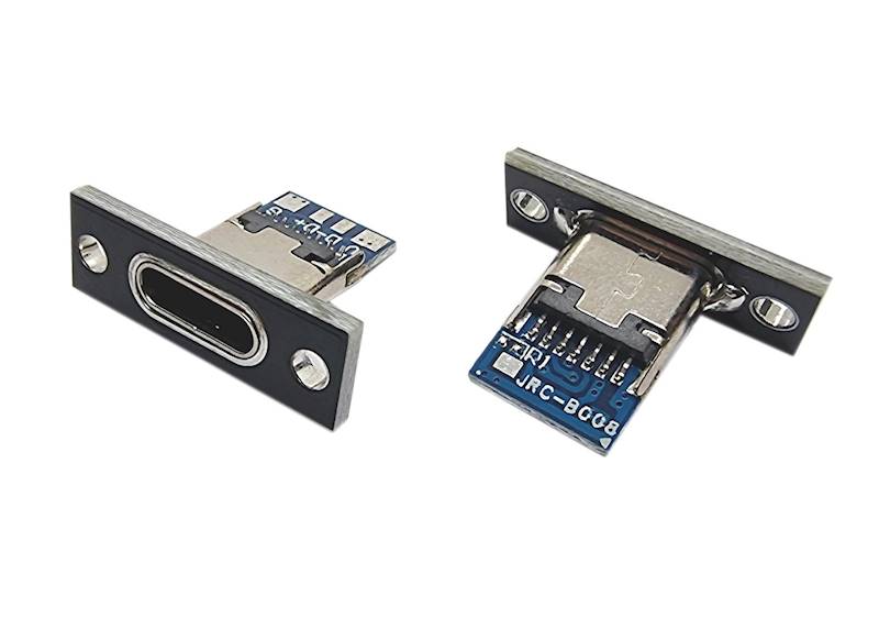 GNIAZDO USB TYP C Z PŁYTKĄ DO OBUDOWY
