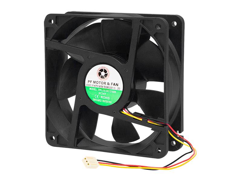 WENTYLATOR 120x38mm 24V KULKOWY 