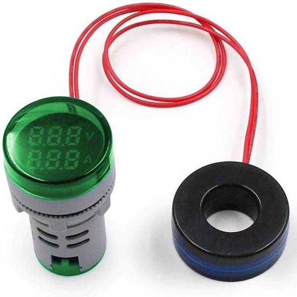 WOLTOMIERZ / AMPER LED 28mm 20-380V ZIELONY