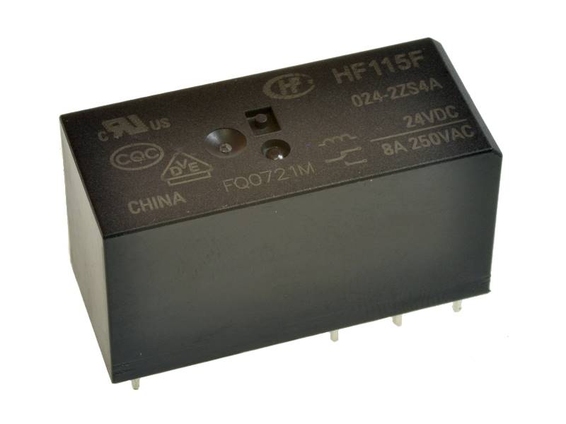 PRZEKAŹNIK HF115F-024-2ZS4A JQX115 24V DC 2P