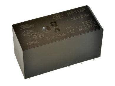 PRZEKAŹNIK HF115F-024-2ZS4B 24V DC 2 STYKI